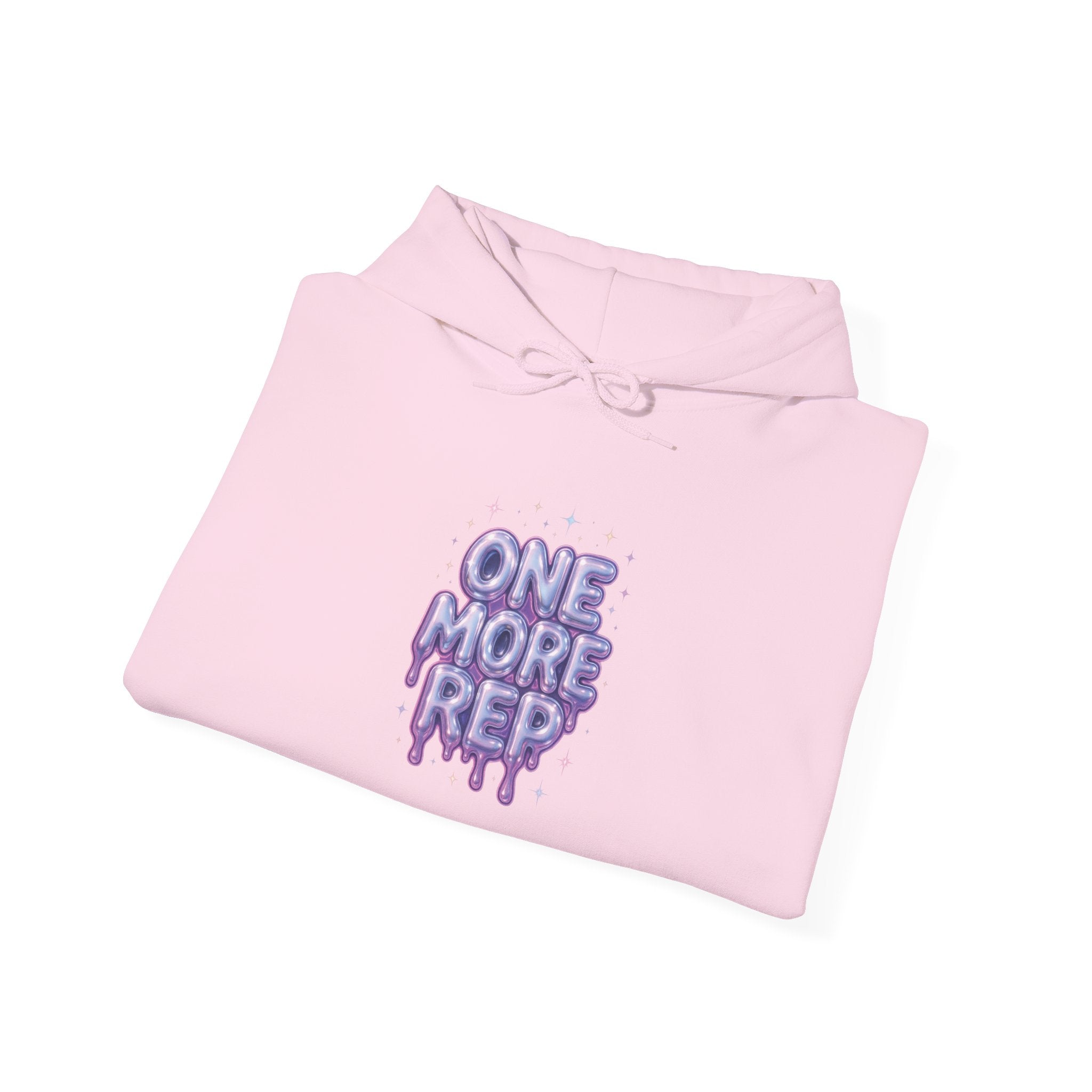 One More Rep Hoodie — Motivational Fitness Gym Sweatshirt
